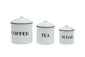 coffee tea sugar canisters