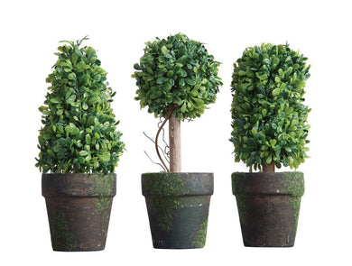 Mini Potted Artificial Topiary
