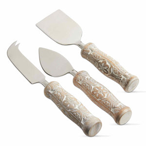 Hand-Carved Cheese Utensils