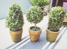 Mini Potted Artificial Topiary